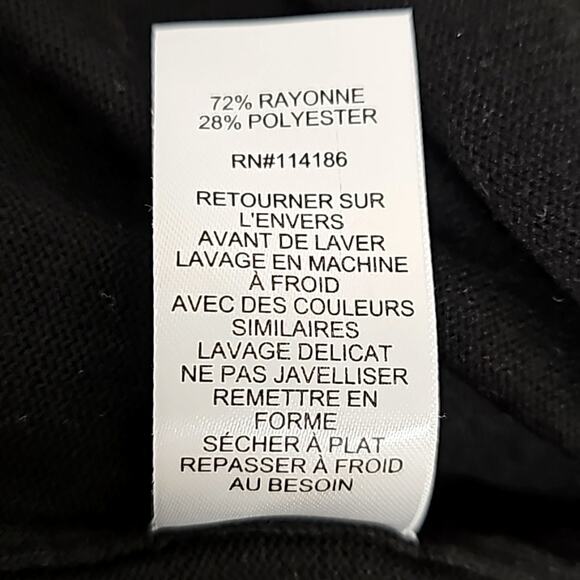 89TH & Madison Womens Plus Size Black w/Rhinestones Lightweight Sweater Size 2X - Picture 9 of 9